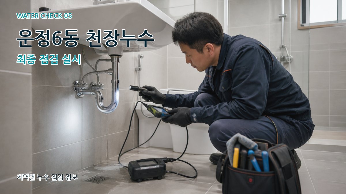 운정6동 누수공사 누수탐지 이미지