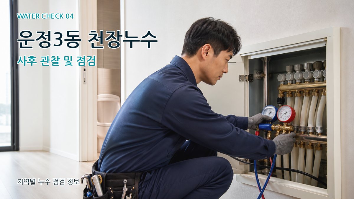 운정3동 누수탐지 누수탐지 이미지
