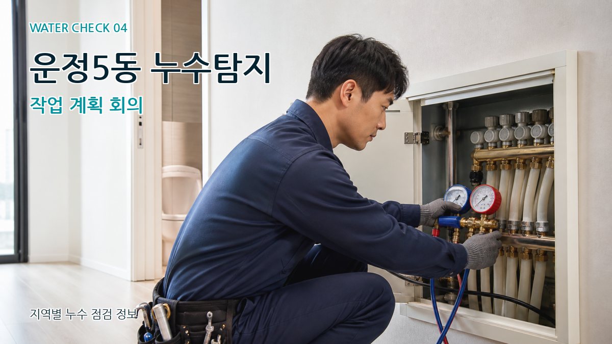 운정5동 누수탐지 누수탐지 이미지