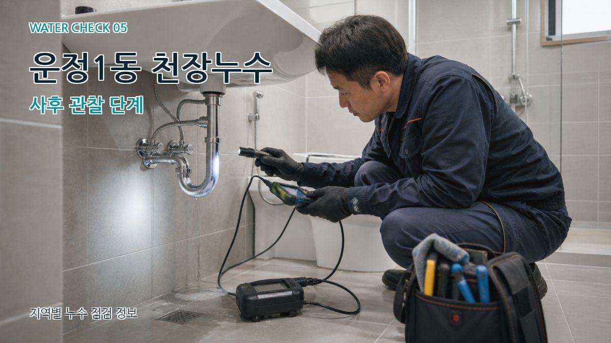 운정1동 누수공사 누수탐지 이미지